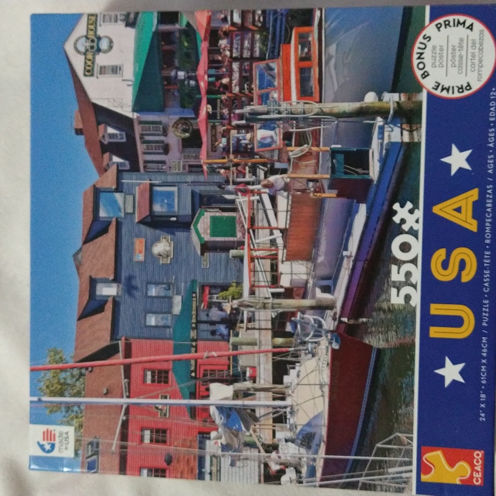 Ceaco Boat & Dock USA Puzzle 550pc